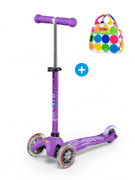 Trottinette 3 roues Mini Micro Deluxe Violet