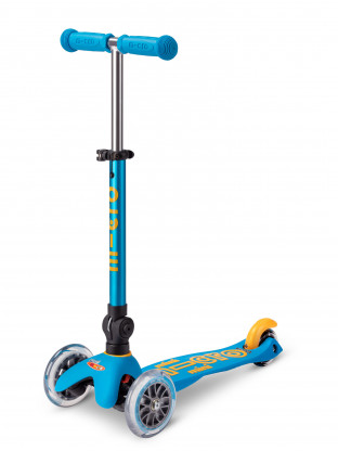 Trottinette Mini Micro Deluxe pliable Bleu Océan pliable