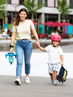 Trottinette Mini Micro Deluxe pliable Bleu Océan pliable