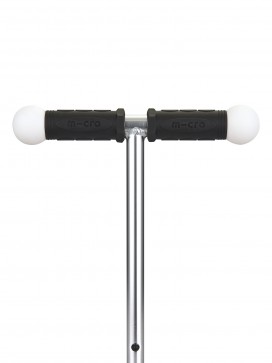 Tube de direction haut avec poignées noir et système lumineux LED (Magic Mini Micro Deluxe)