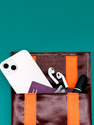 Véloche orange pour vélo