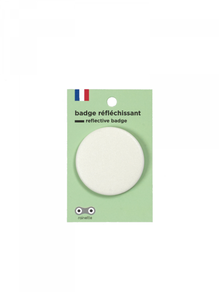 Badge blanc