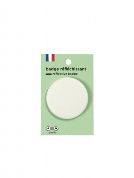 Badge blanc