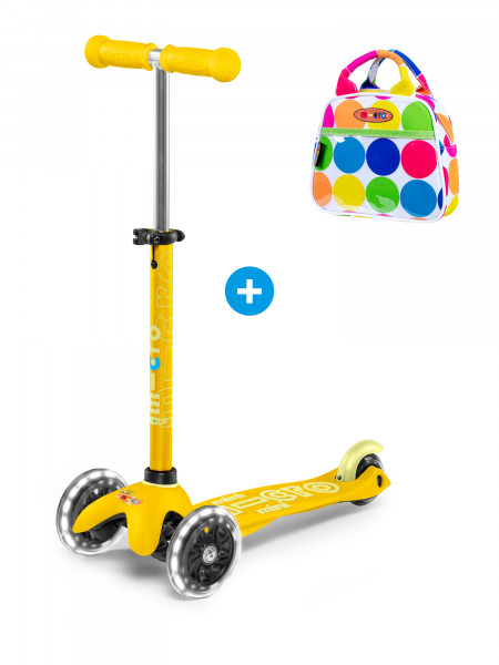 Mini Micro Deluxe Jaune LED