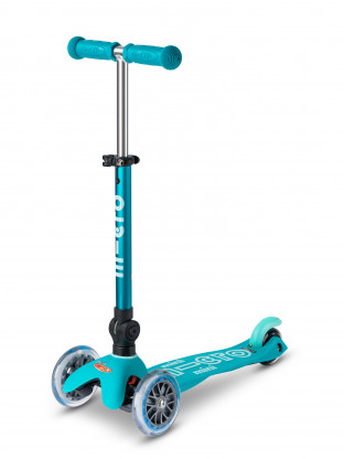 Trottinette Mini Micro Deluxe pliable Bleu Océan pliable