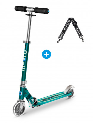 Trottinette Micro Sprite Bleu Saphir Grip Rayé