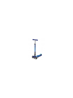 Trottinette enfant Maxi Micro Deluxe pliable Bleu Navy LED - Presque Parfaits