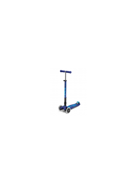 Trottinette enfant Maxi Micro Deluxe pliable Bleu Navy LED - Presque Parfaits