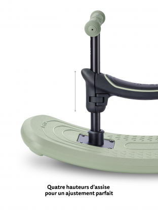 Trottinette évolutive Mini Micro Rock & Go Vert Sauge LED