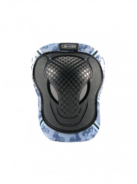 Kit genouillère et coudières bleu Taille L 