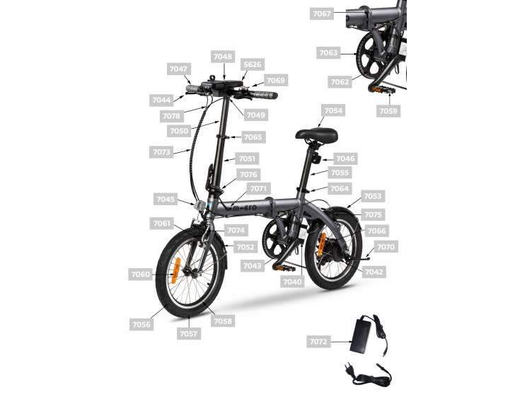 Colonne de direction bleu saphir